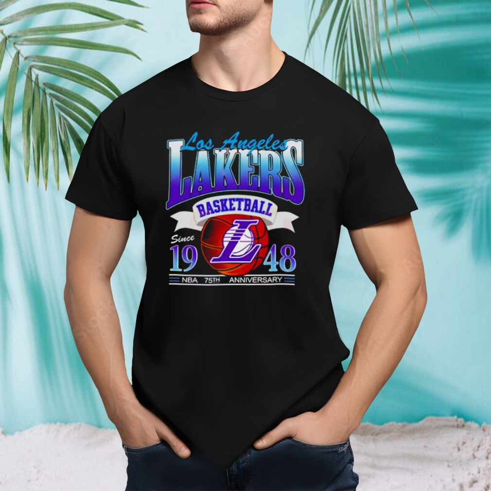 Los Angeles Lakers Basketball since 1948 NBA 75th anniversary shirt
