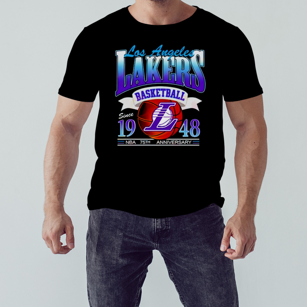 Los Angeles Lakers Basketball Since 1948 Nba 75th Anniversary Shirt