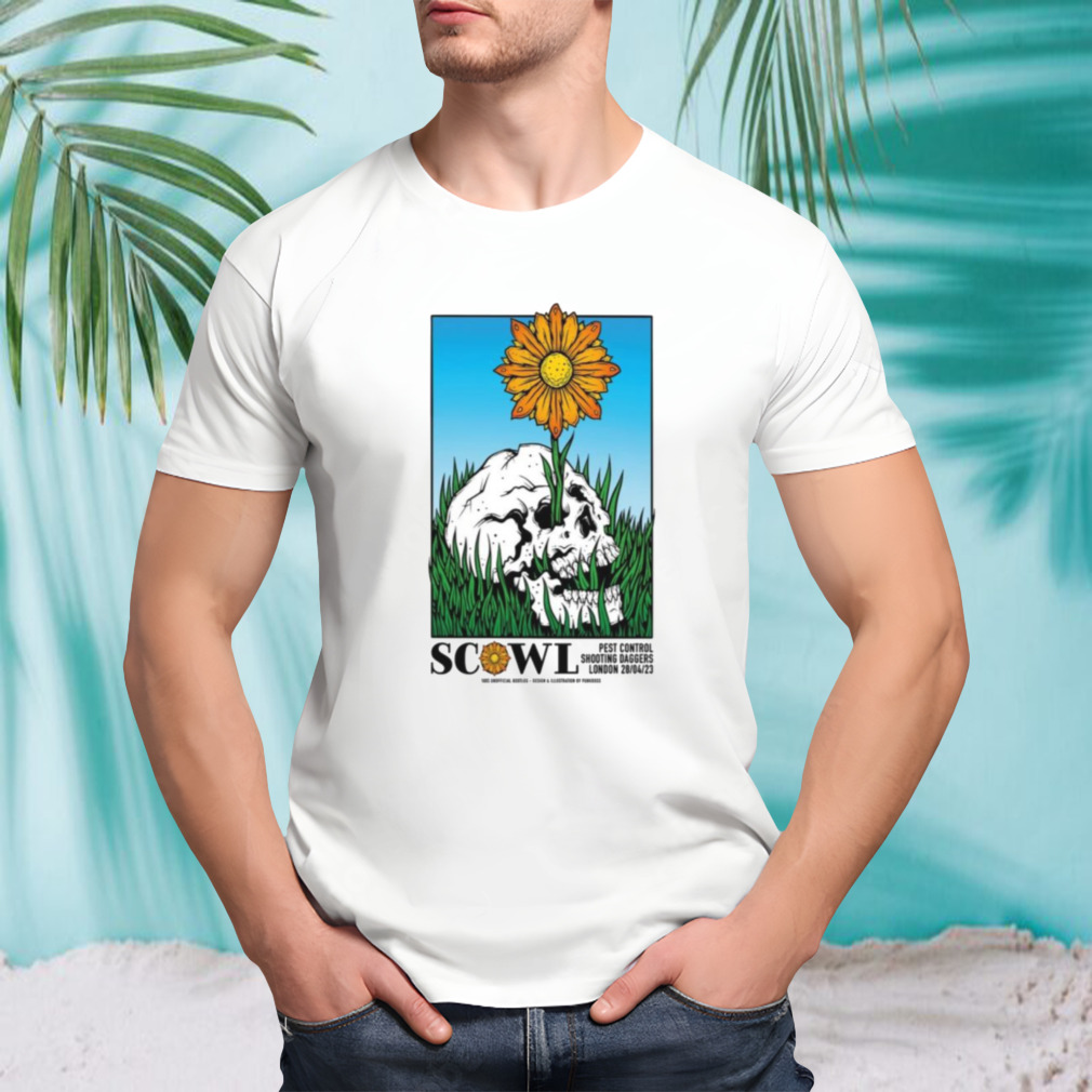 Scowl London Pest Control Shooting Daggers April 28 2023 Shirt