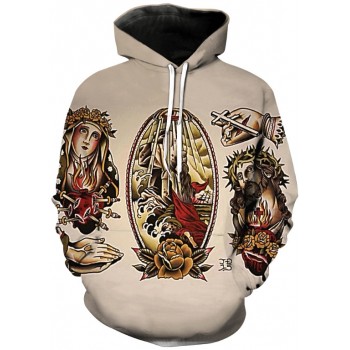 ALL THAT IS HOLY 3D STREET WEAR HOODIE