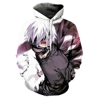 ANIME TOKYO GHOUL 3D STREET WEAR HOODIE