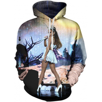 ARIANA GRANDE SEXY PERFORMACE 3D STREET WEAR HOODIE