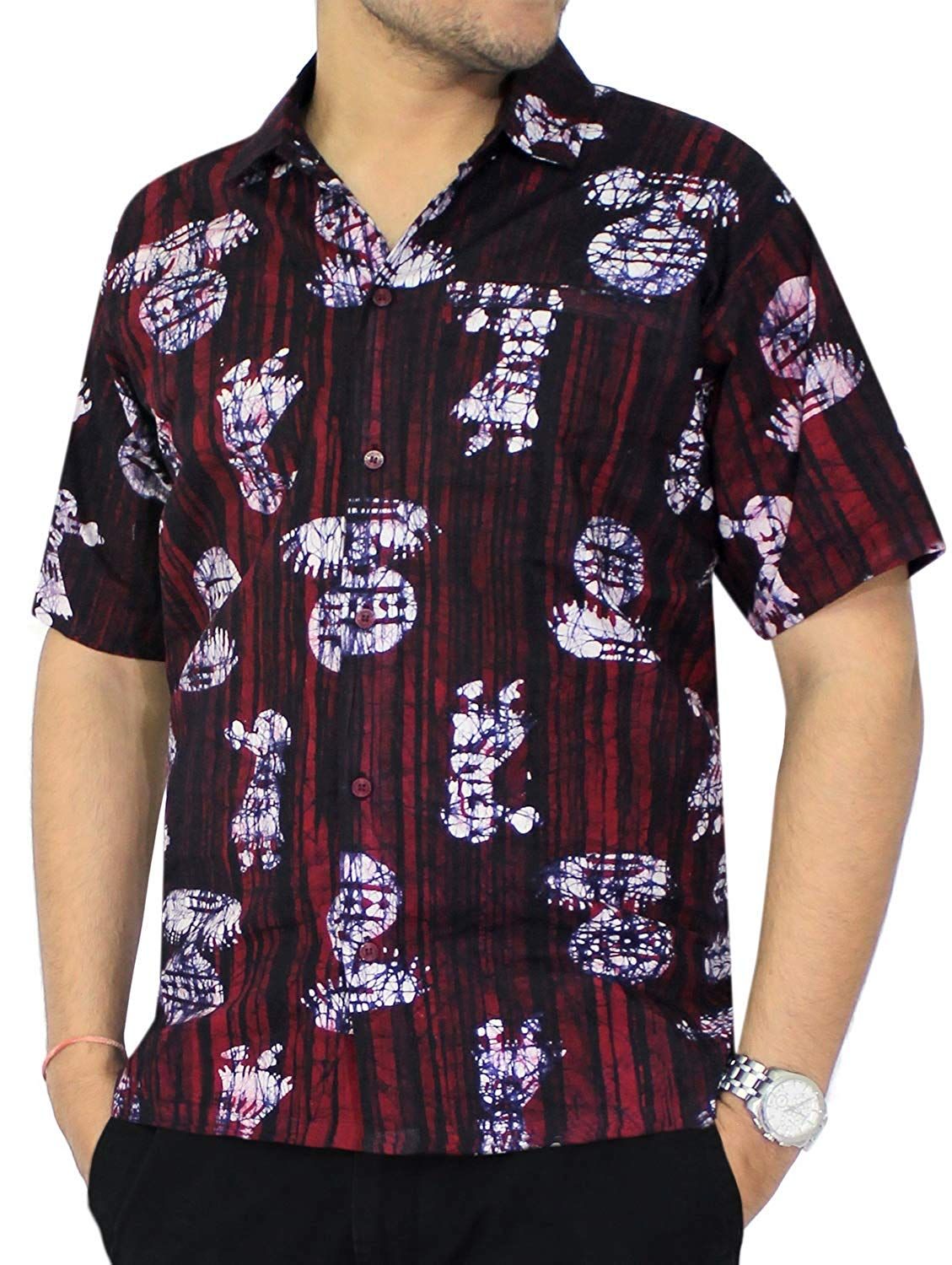 Abstract Black High Quality Hawaiian Shirt