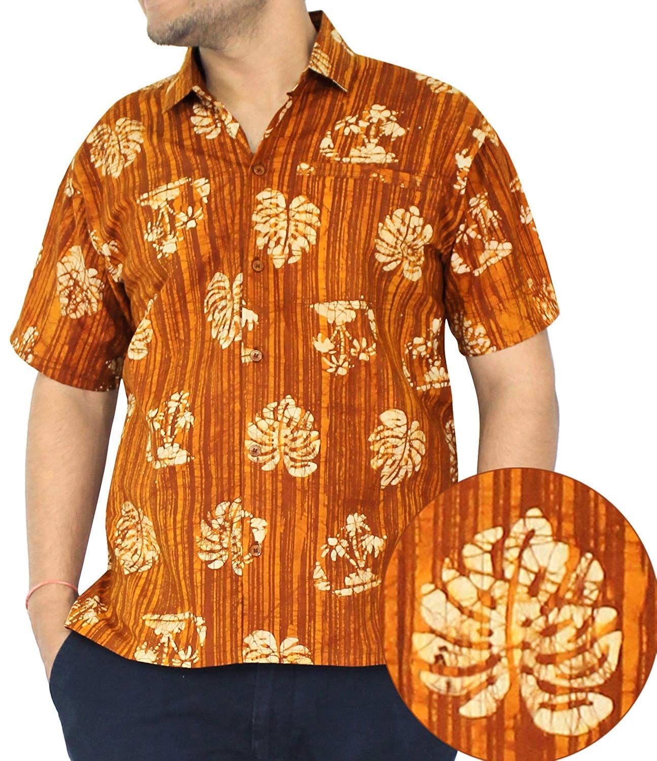 Abstract Orange Awesome Design Hawaiian Shirts