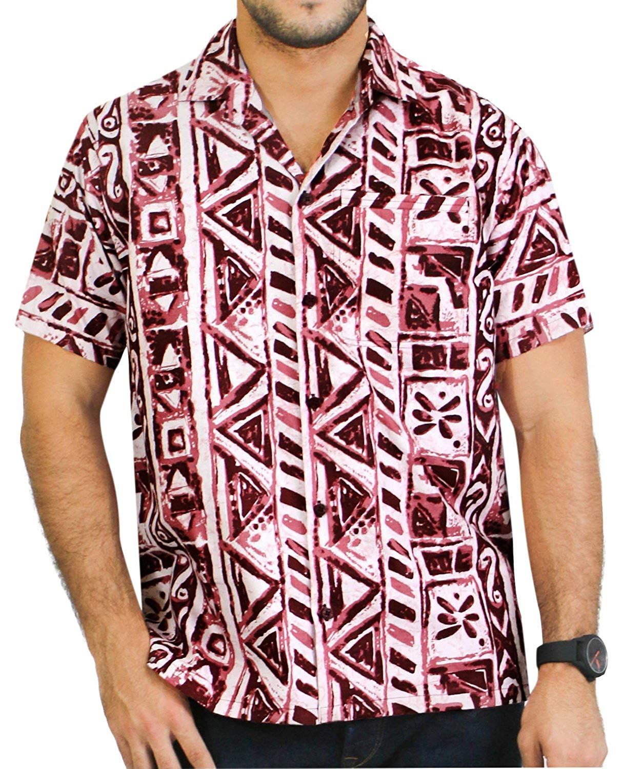 Abstract Red Nice Design Hawaiian Shirt