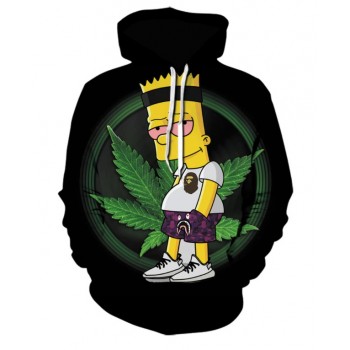 BART SIMPSONS STONE 3D HOODIE