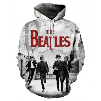 BEATLES BAND MEMBERS 3D HOODIE