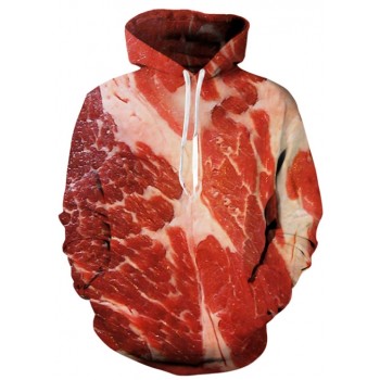 BEEF SLICE 3D STREET WEAR HOODIE