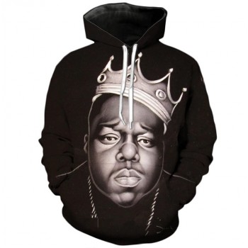 BIGGIE SMALLS KING OF RAP 3D HOODIE