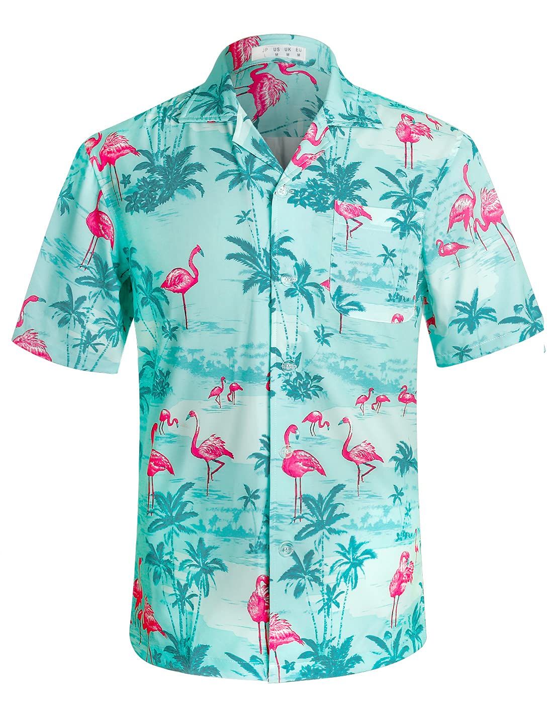 Beach Blue Pink Unique Design Hawaiian Shirt
