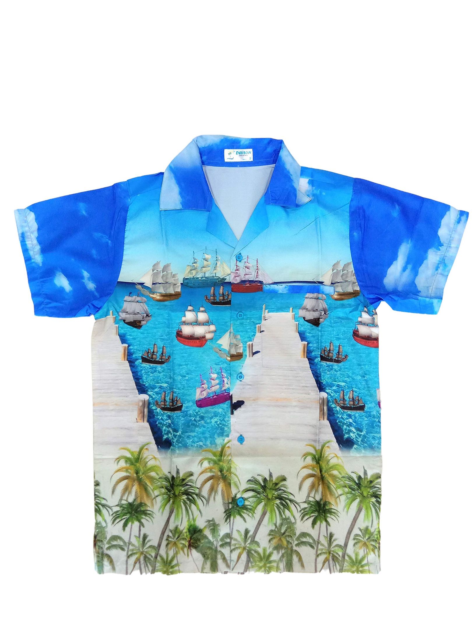 Beach Multicolor Design Hawaiian Shirts