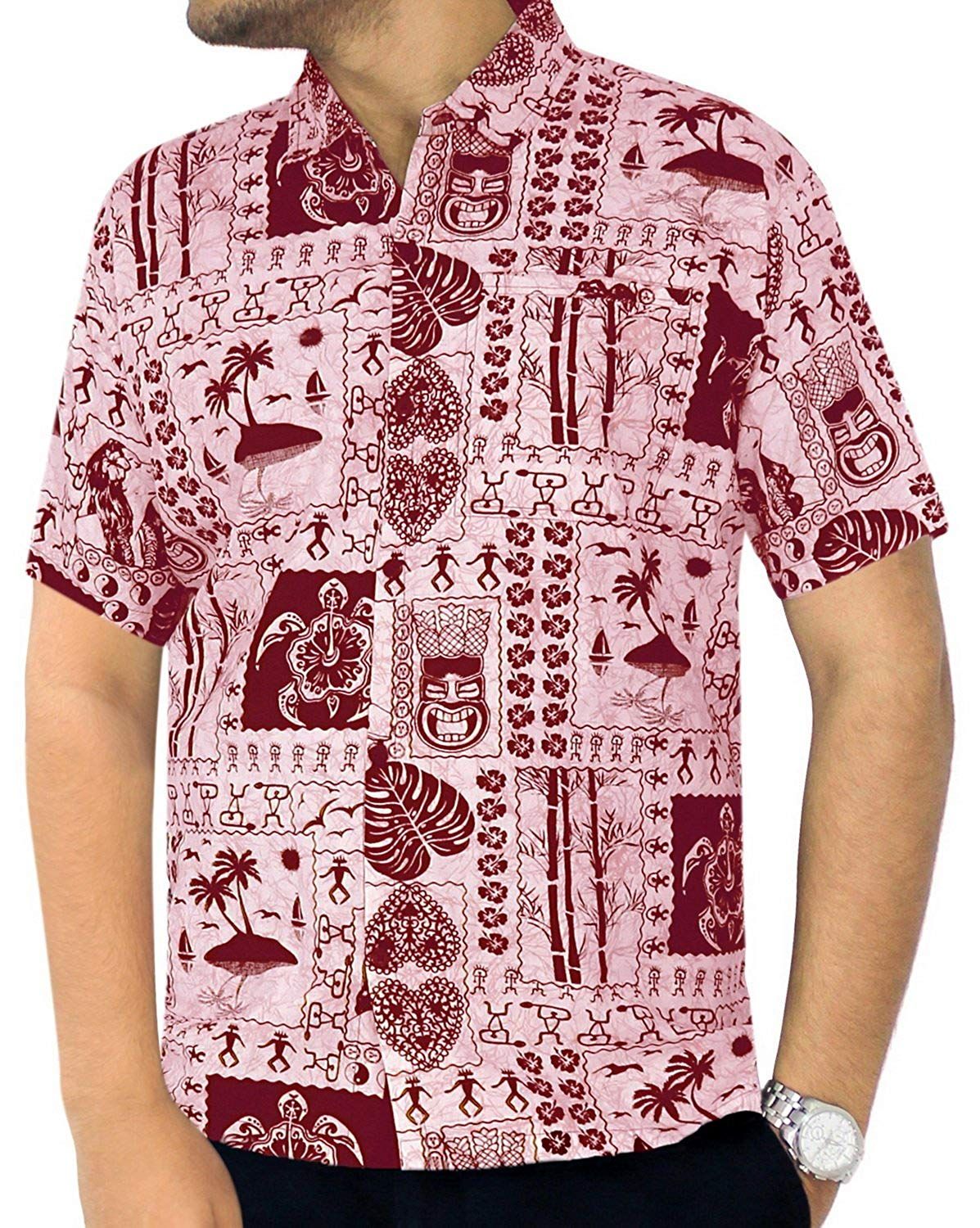 Beach Red Amazing Design Hawaiian Shirt