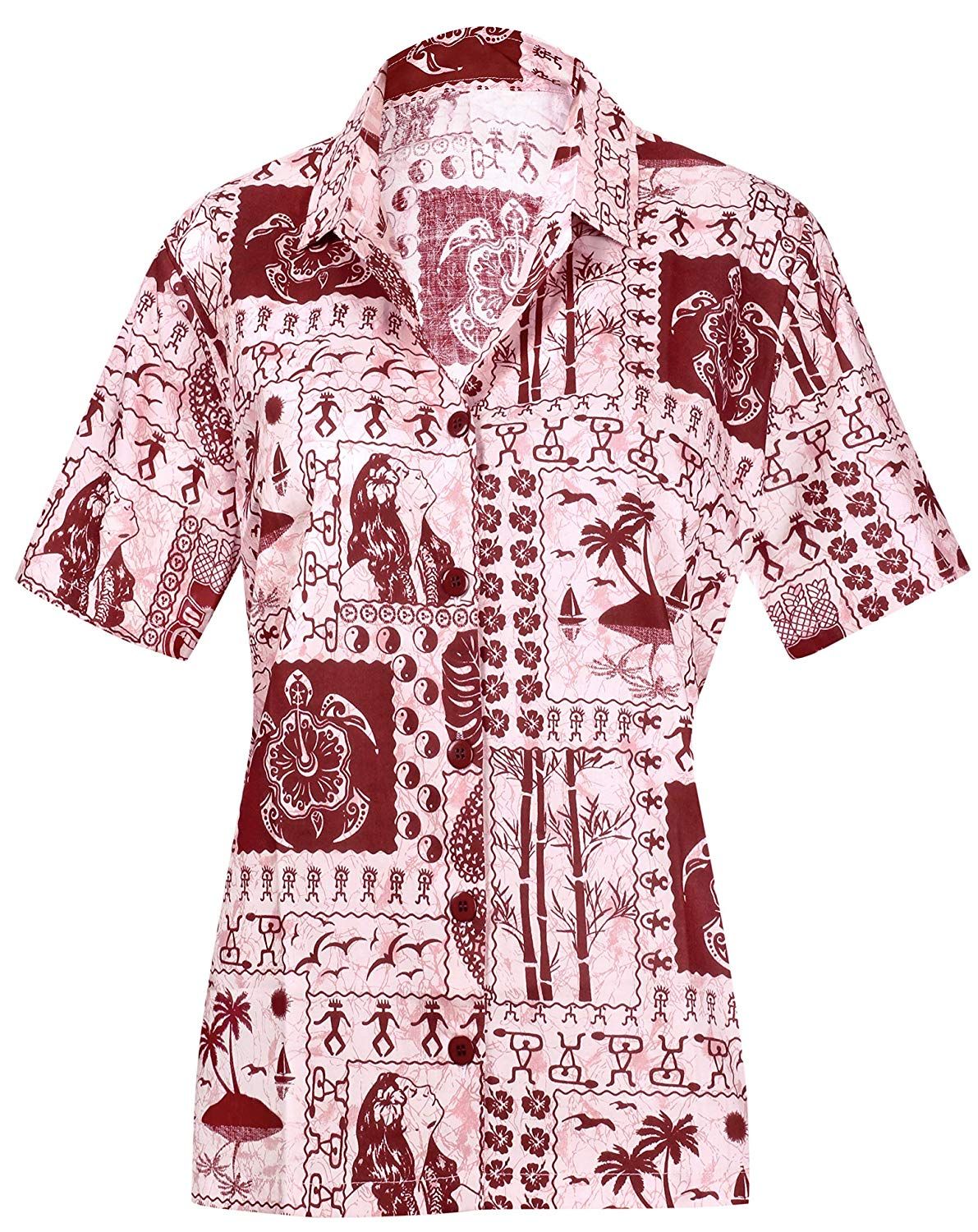 Beach Red Nice Design Hawaiian Shirt