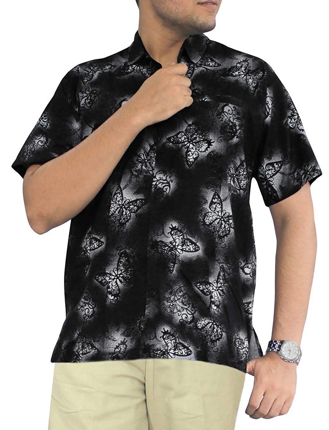 Butterfly Black Nice Design Hawaiian Shirt