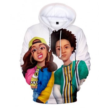 CARDI B BELCALIS BRUNO MARS FINESSE 3D HOODIE