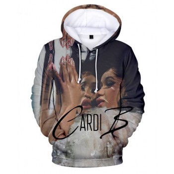 CARDI B BELCALIS MONEY MONEY MONEY 3D HOODIE