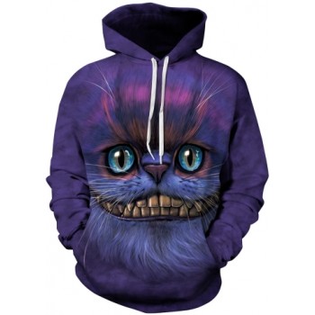 CHESHIRE CAT 3D STREET WEAR HOODIE