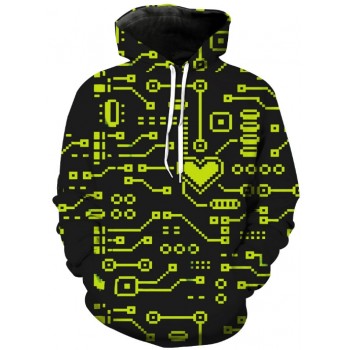 CIRCUIT LOVE BOARD 3D STREET WEAR HOODIE