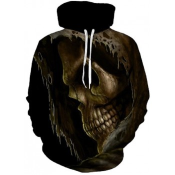 COOL SWAG SKELETON 3D STREET WEAR HOODIE