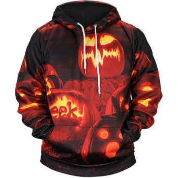 CREEPY PUMPKINS 3D STREET WEAR HOODIE