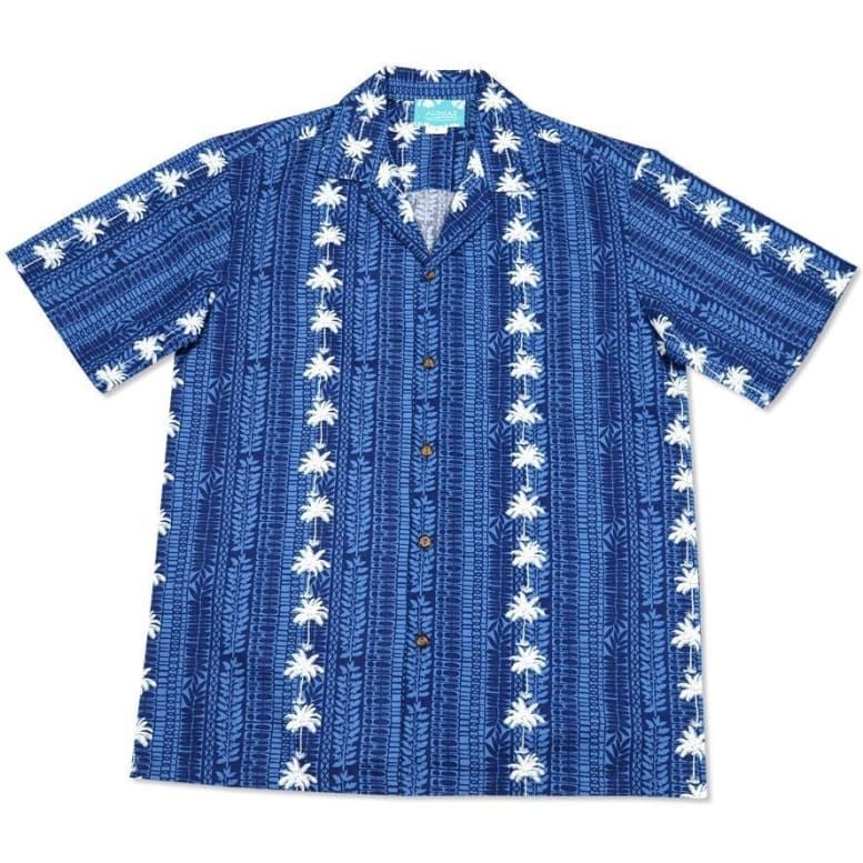 Cabana Blue High Quality Hawaiian Shirt