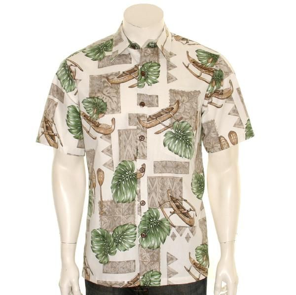 Canoe Reverse White Amazing Design Hawaiian Shirt