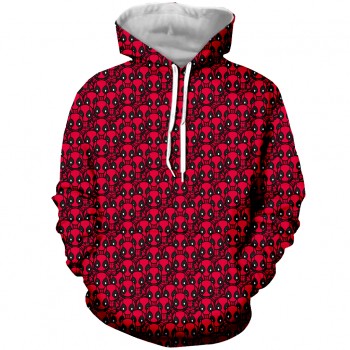 DEADPOOL MINI MASH UP 3D STREET WEAR HOODIE