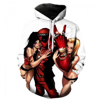 DEADPOOL PIMP 3D STREET WEAR HOODIE