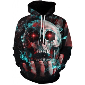 DEMONIC SKULL PRESENTOR 3D STREET WEAR HOODIE