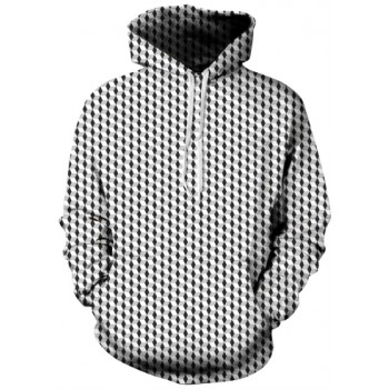 DIAMOND BLOCKS 3D STREET WEAR HOODIE