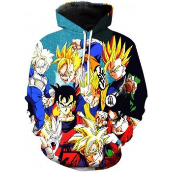 DRAGON BALL ANIME 3D HOODIE