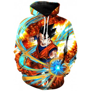 DRAGON BALL SAIYAN FIGHT 3D HOODIE