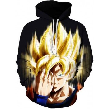 DRAGON BALL SAIYAN MODE 3D HOODIES