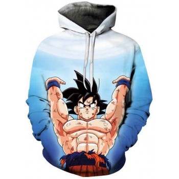 DRAGON BALL SAIYAN POWER UP 3D HOODIE
