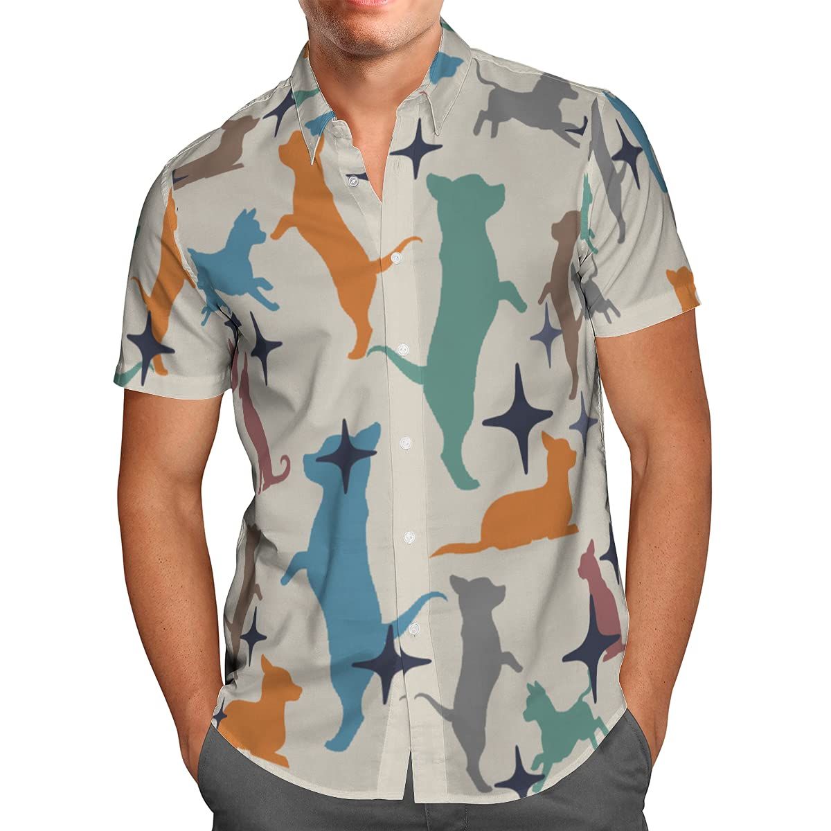 Dogs Multicolor Best Design Hawaiian Shirt