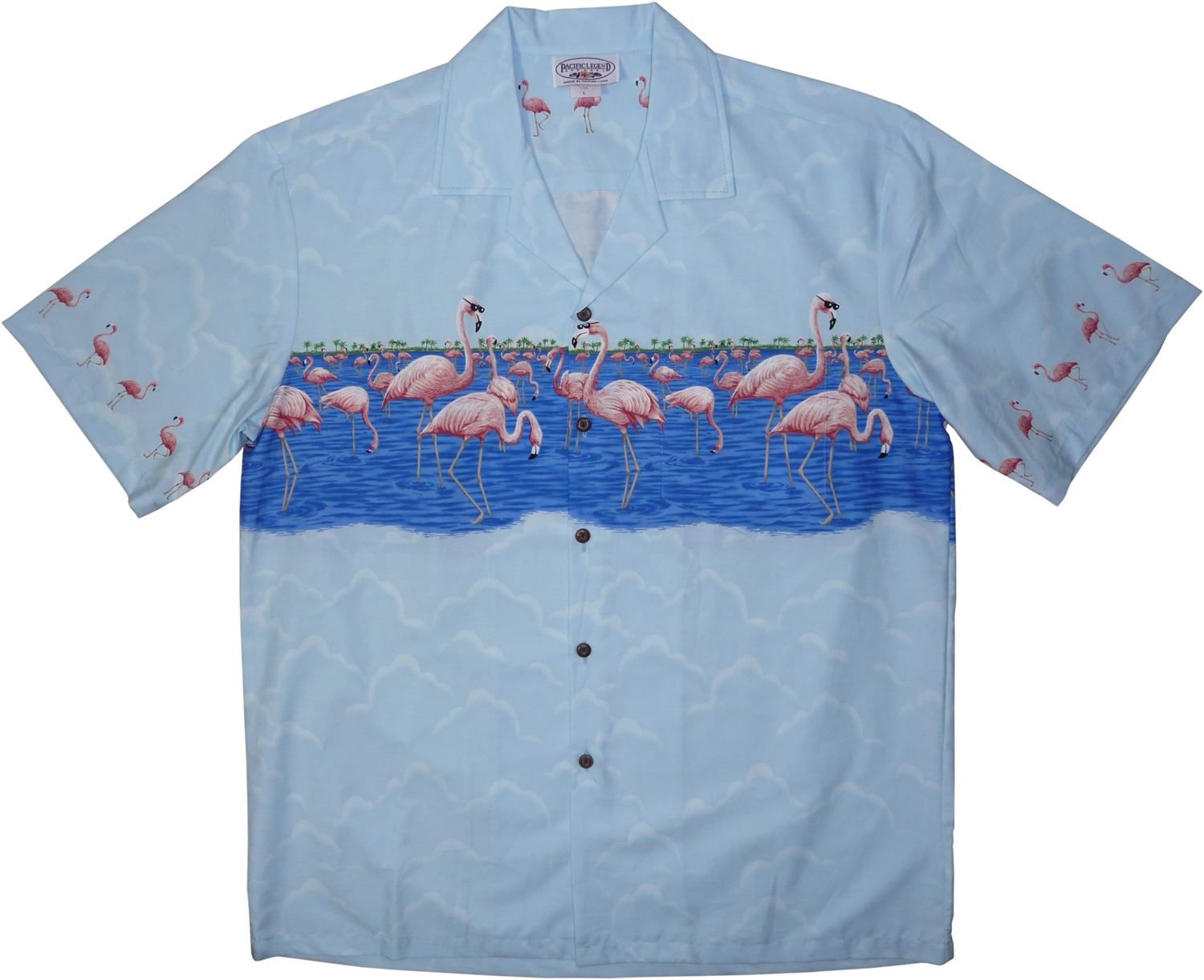 Flamingo Blue Amazing Design Hawaiian Shirt