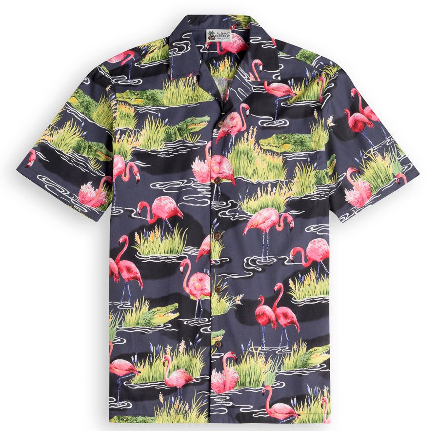 Flamingo Night Multicolor Unique Design Hawaiian Shirt