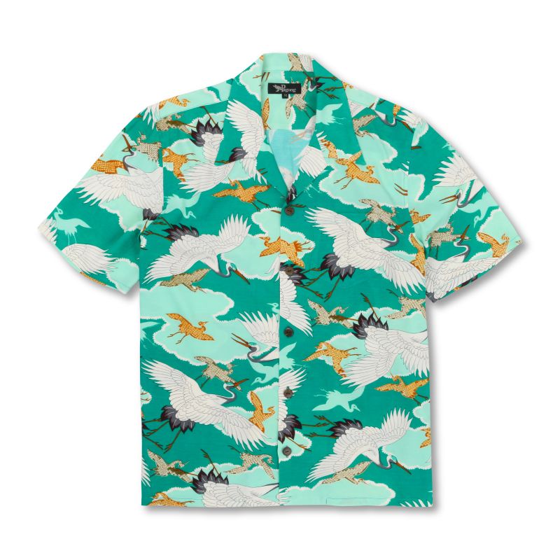 Flamingoes Blue Amazing Design Hawaiian Shirt