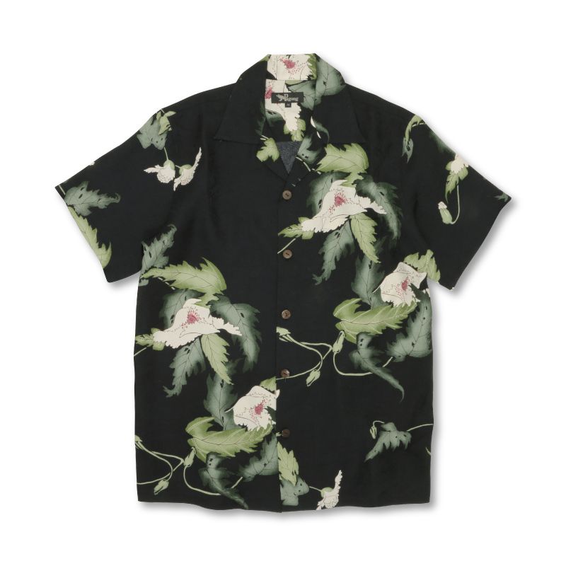 Floral Black High Quality Hawaiian Shirts