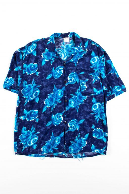 Floral Blue Nice Design Hawaiian Shirts