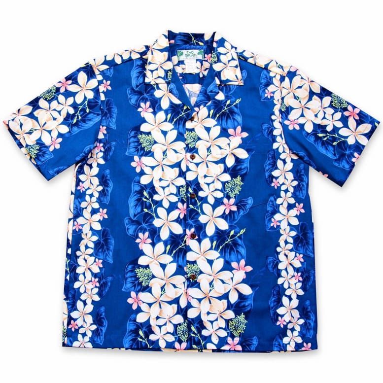 Floral Blue Unique Design Hawaiian Shirt