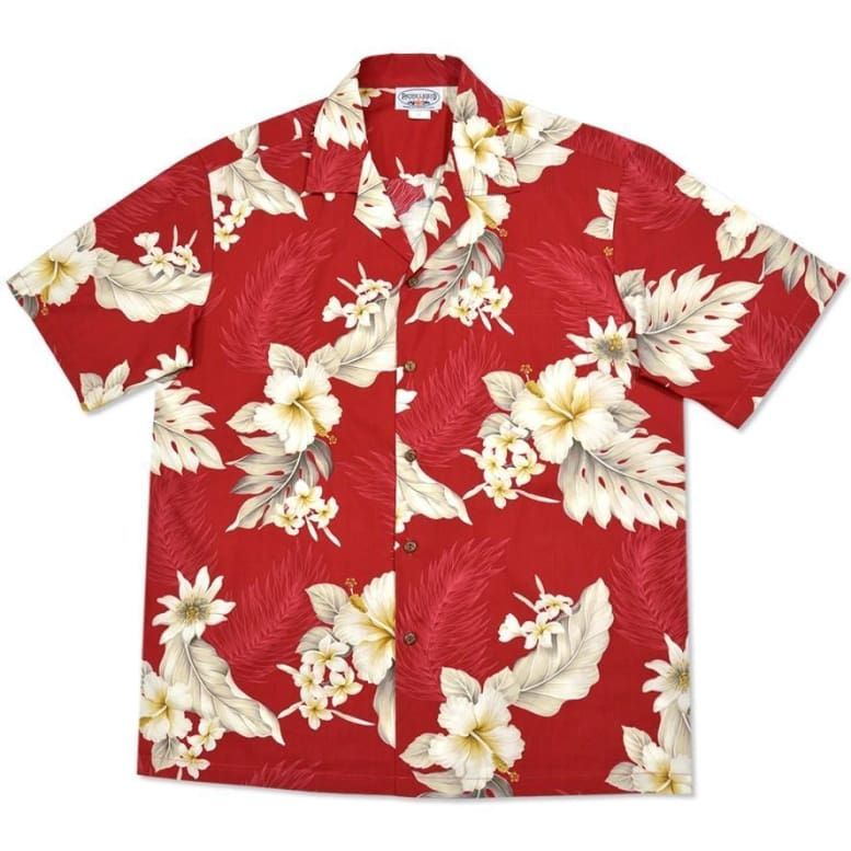 Floral Red Amazing Design Hawaiian Shirt