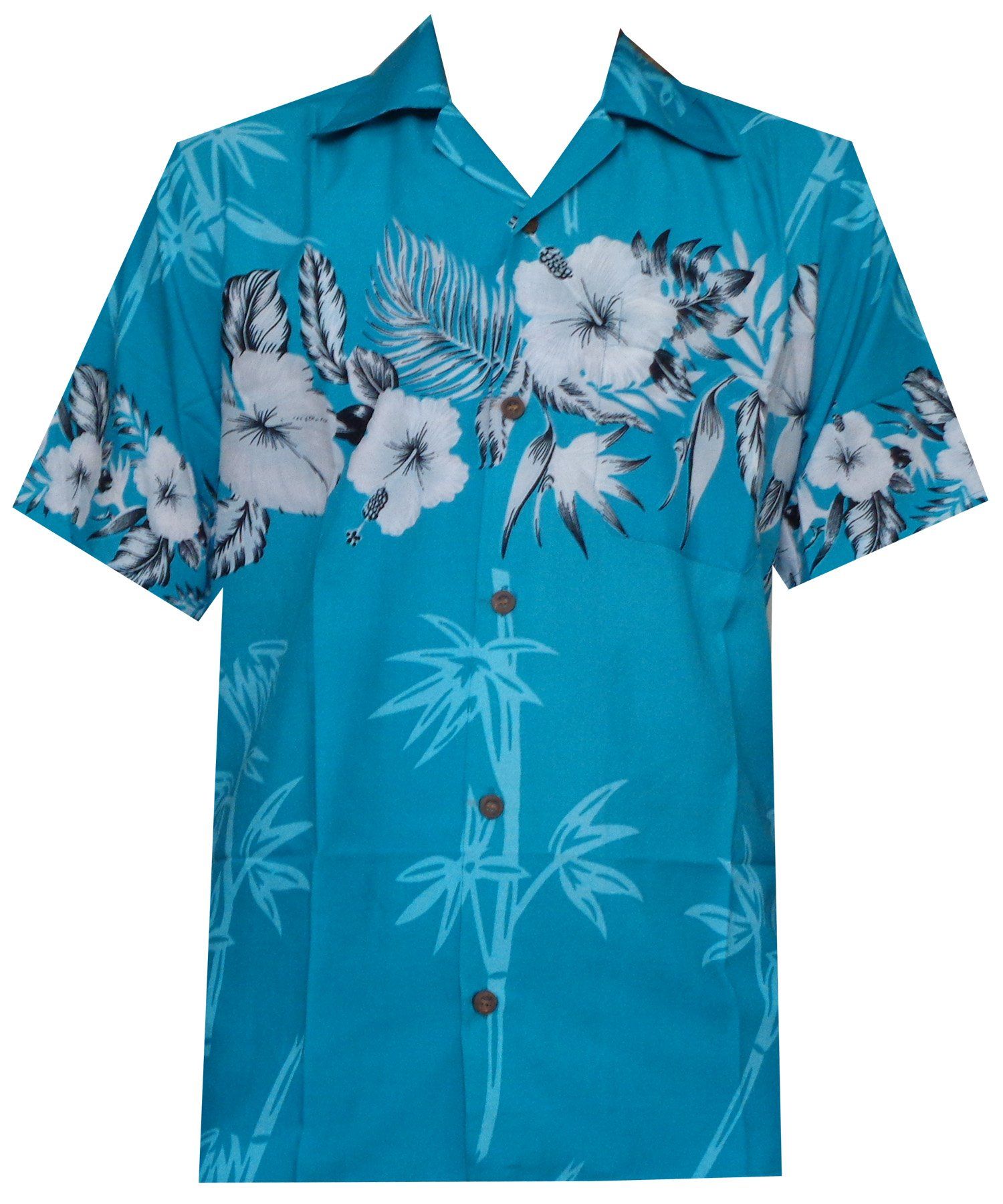 Flowers Blue White Best Design Hawaiian Shirt