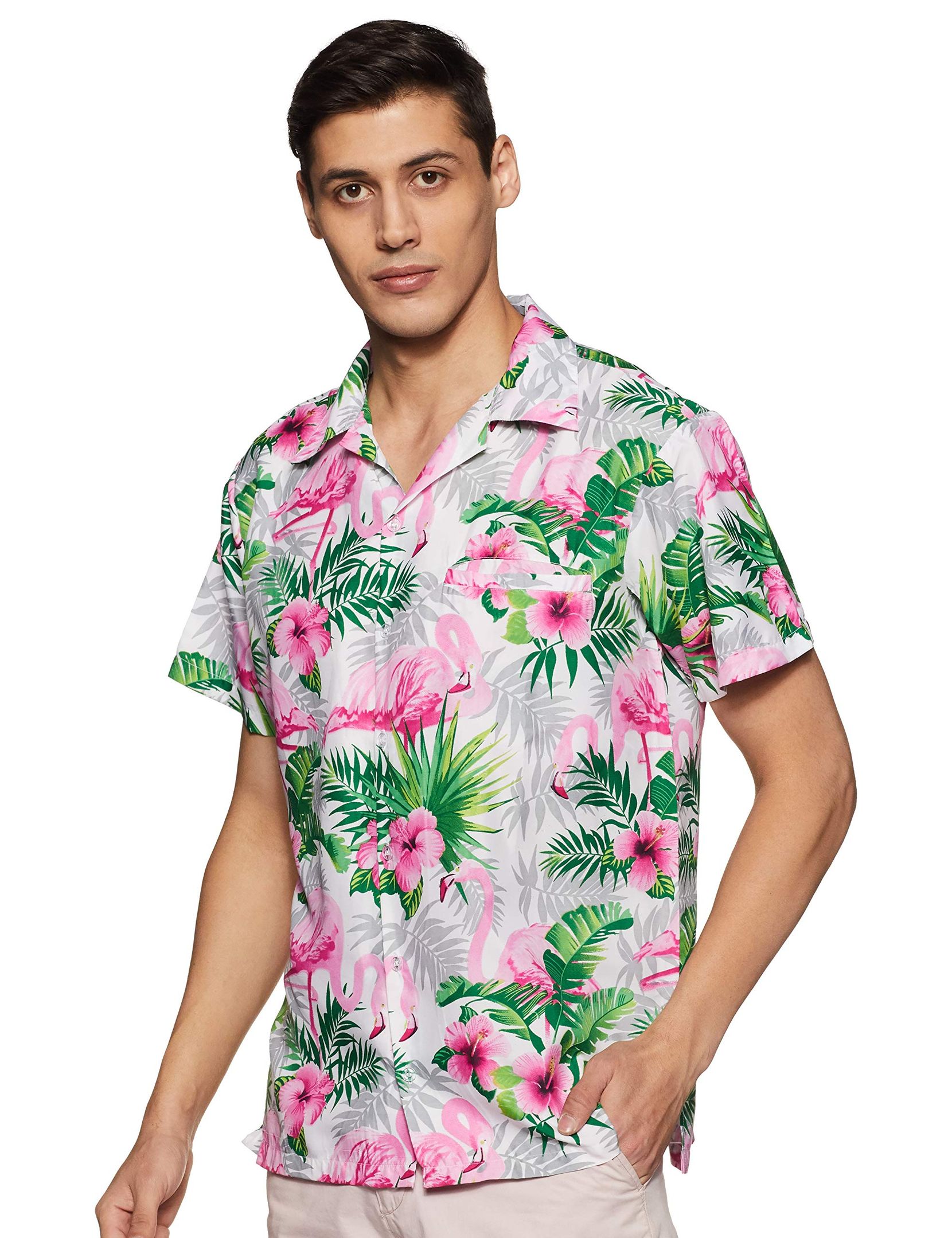 Flowers Multicolor Design Hawaiian Shirts