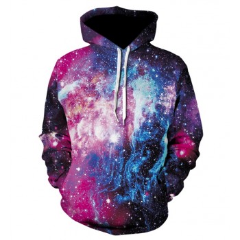 GALAXY MILKY WAY SPACE PULLOVER HOODIE