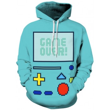 GAME OVER 3D STREET WEAR HOODIE