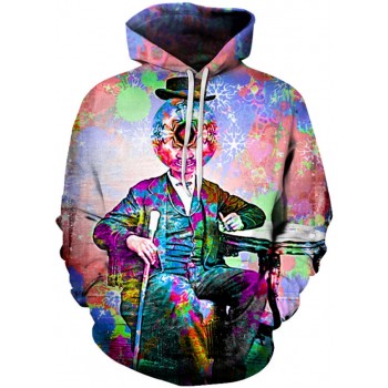 GENTLEMEN TRIPPING 3D STREET WEAR HOODIE