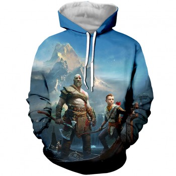 GOD OF WAR HOODIE PS4 PLAYSTATION 3D HOODIE