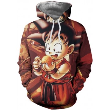GOKU DRAGON BALL 3D STREET WEAR HOODIE