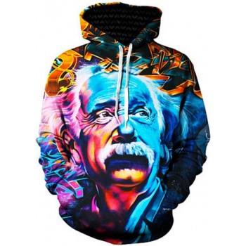 GREAT ALBERT EINSTEIN 3D HOODIE